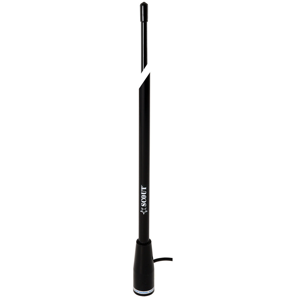 Scout 5' Black VHF Antenna 3dB Nylon Ferrule w/5M RG-58 Coax KS-22 [PF AN NVHF00004T]