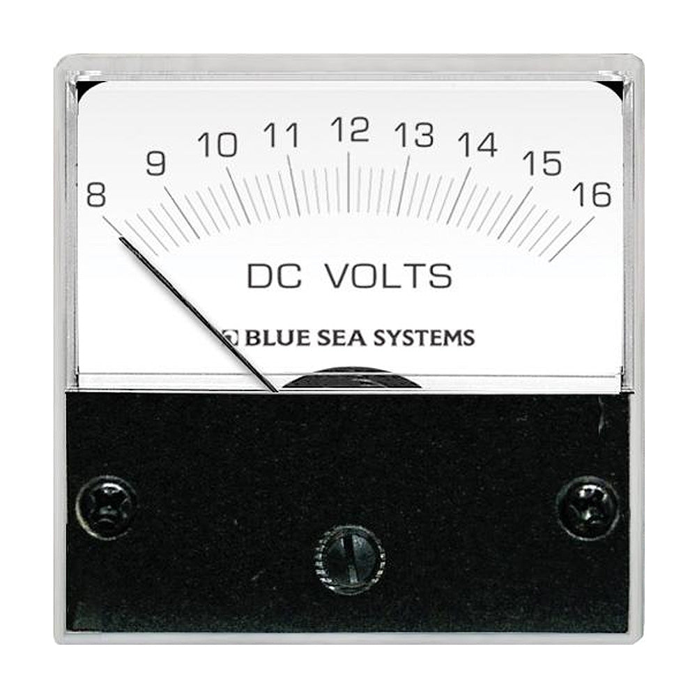 Blue Sea 8028 DC Analog Micro Voltmeter - 2" Face, 8-16 Volts DC [8028]