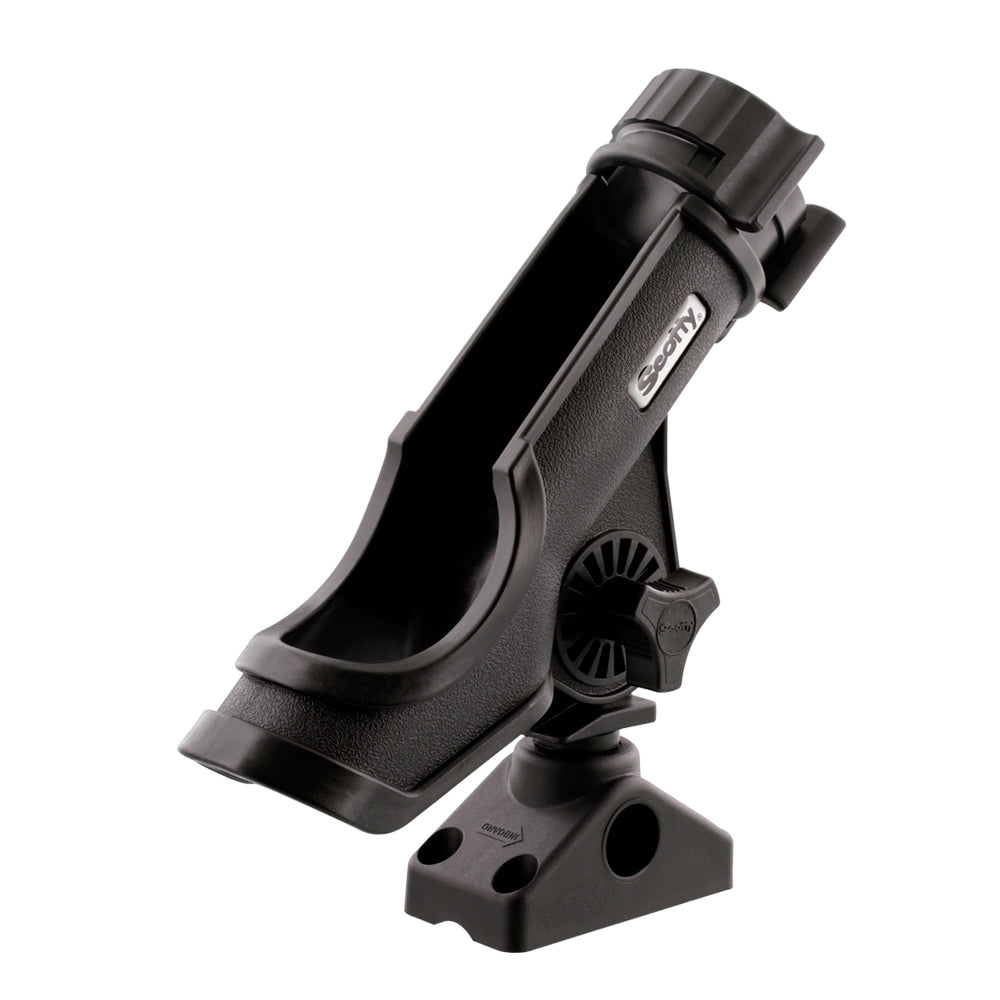 Scotty Powerlock Rod Holder Black w/241 Side/Deck Mount [230-BK]