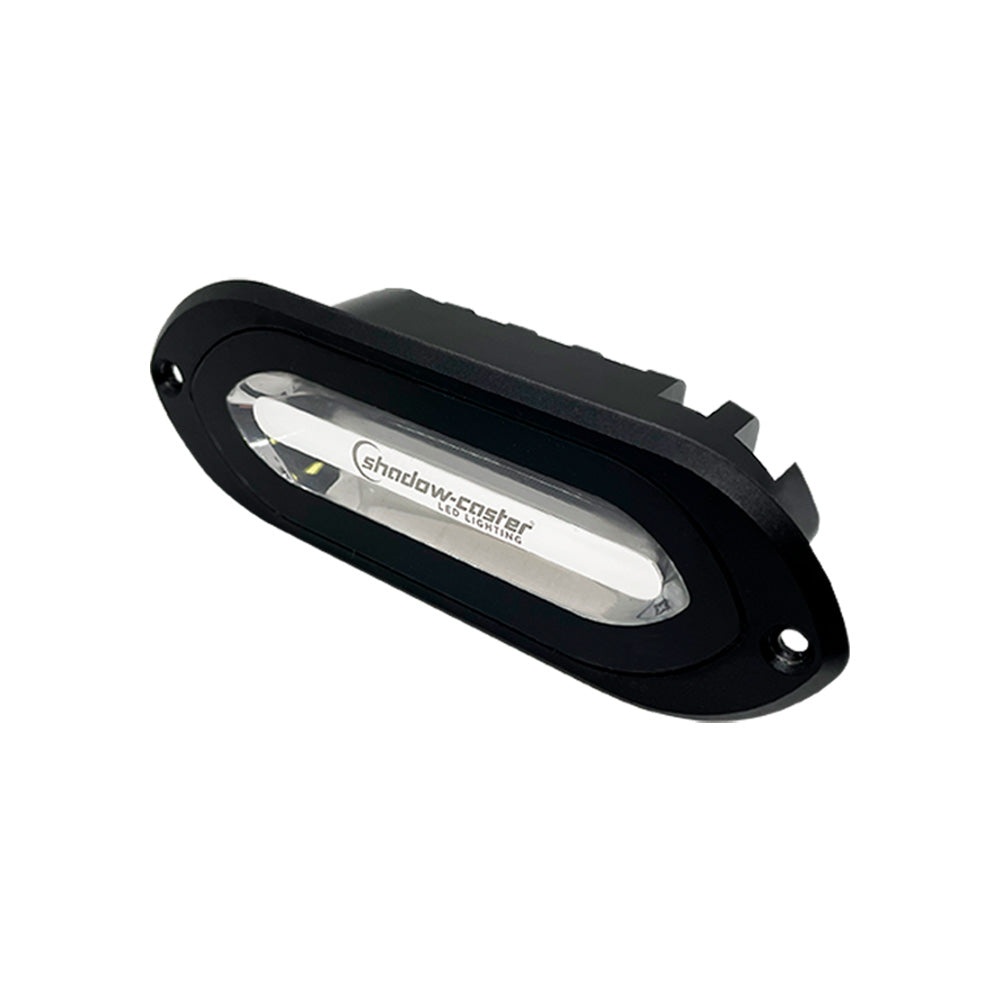 Shadow-Caster SCM-SL Series Flush Mount Spreader Light -Black Housing - Full-Color [SCM-SLF-CC-BK]