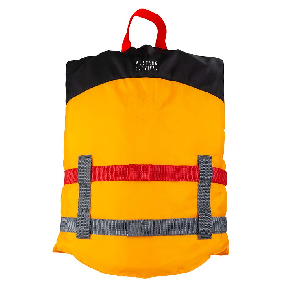 Mustang Youth Livery Foam Vest - Mango/Black [MV2300-203-0-253]